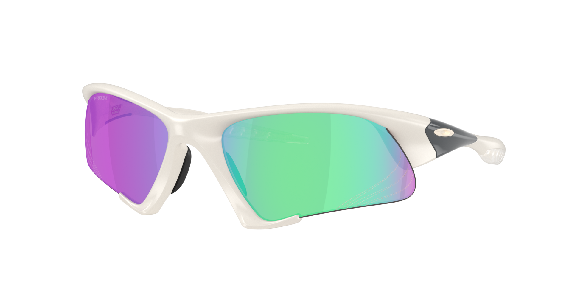 Oakley Unisex Sunglass Suture Jacket® - Couleur du Monture: Brouillard mat, Couleur de Lentille: Prizm Golf