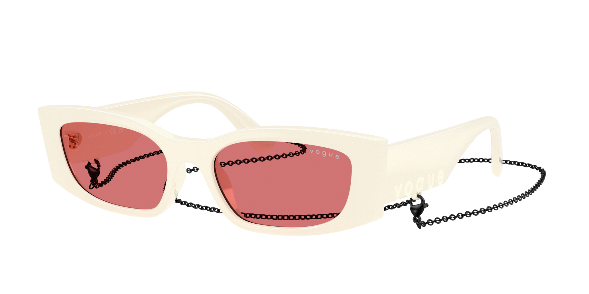 Vogue , Sunglasses, Female, White, 53 Mm, Vo5655su Sunglasses - Image 3