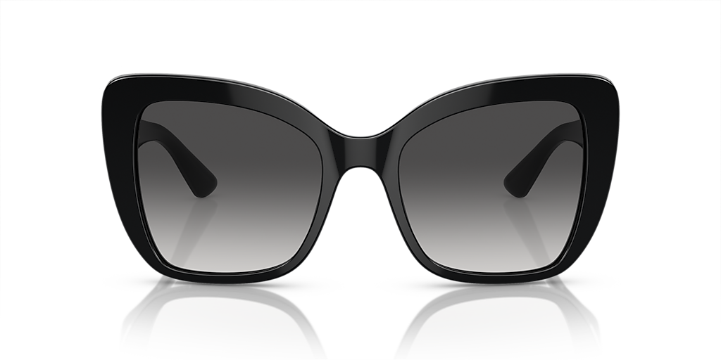 Dolce&Gabbana DG4348 M (54 - 20) with Grey lenses and Black frame