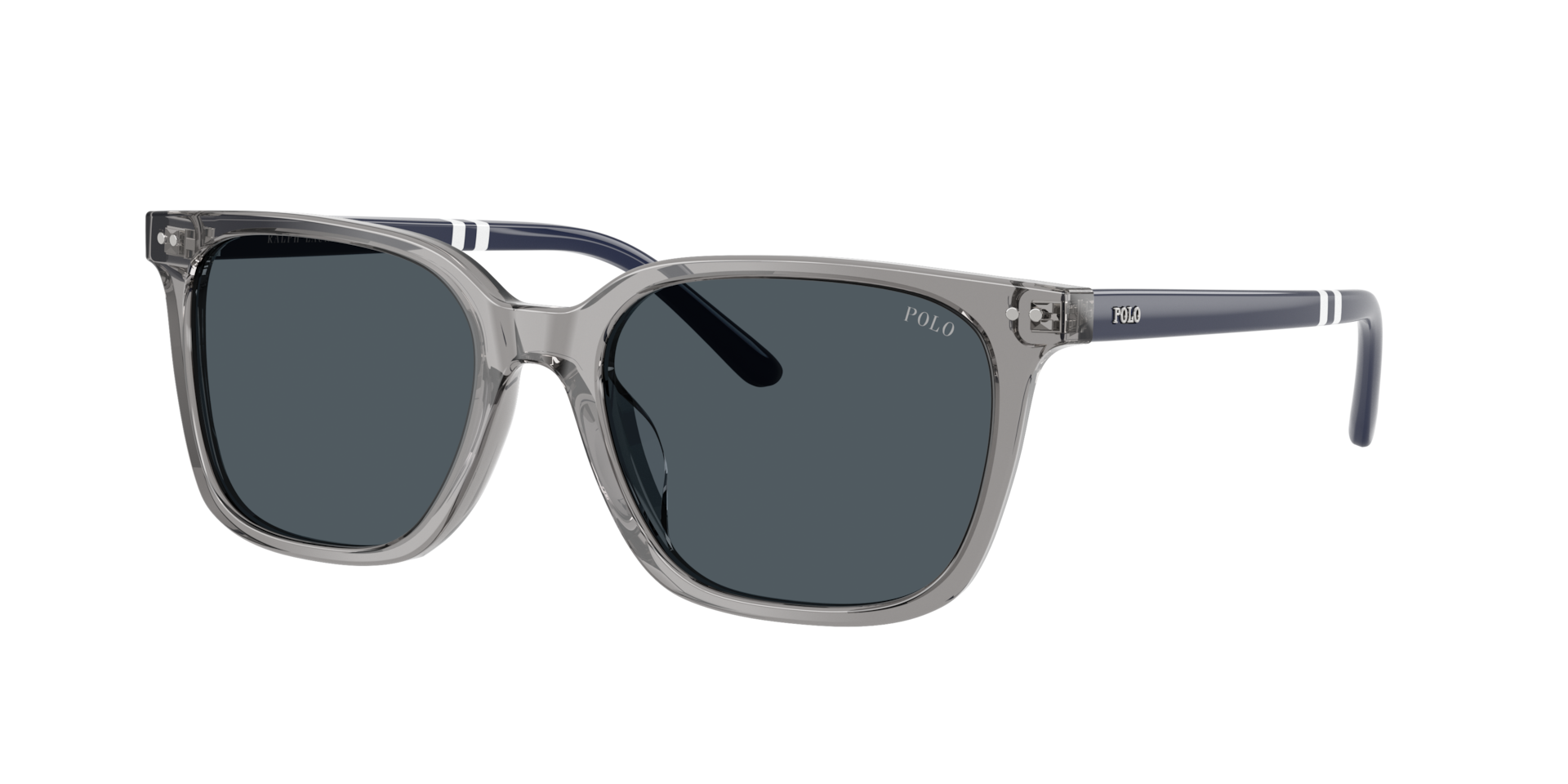 Polo Ralph Lauren Homme Sunglass PH4235U - Couleur du Monture: Transparent gris brillant, Couleur de Lentille: Vert bouteille