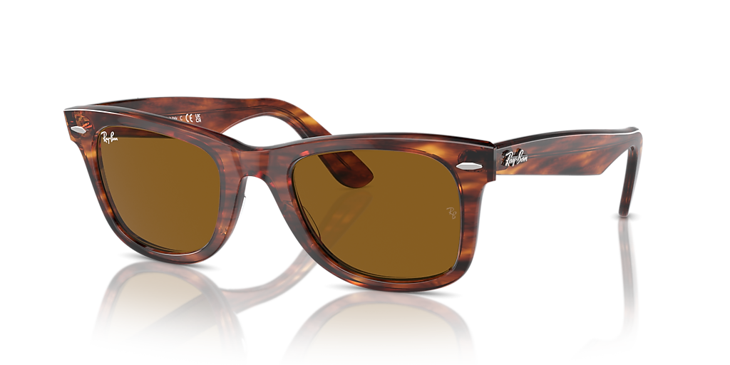 Ray-Ban Original Wayfarer Classic L (50 - 22) with Brown lenses