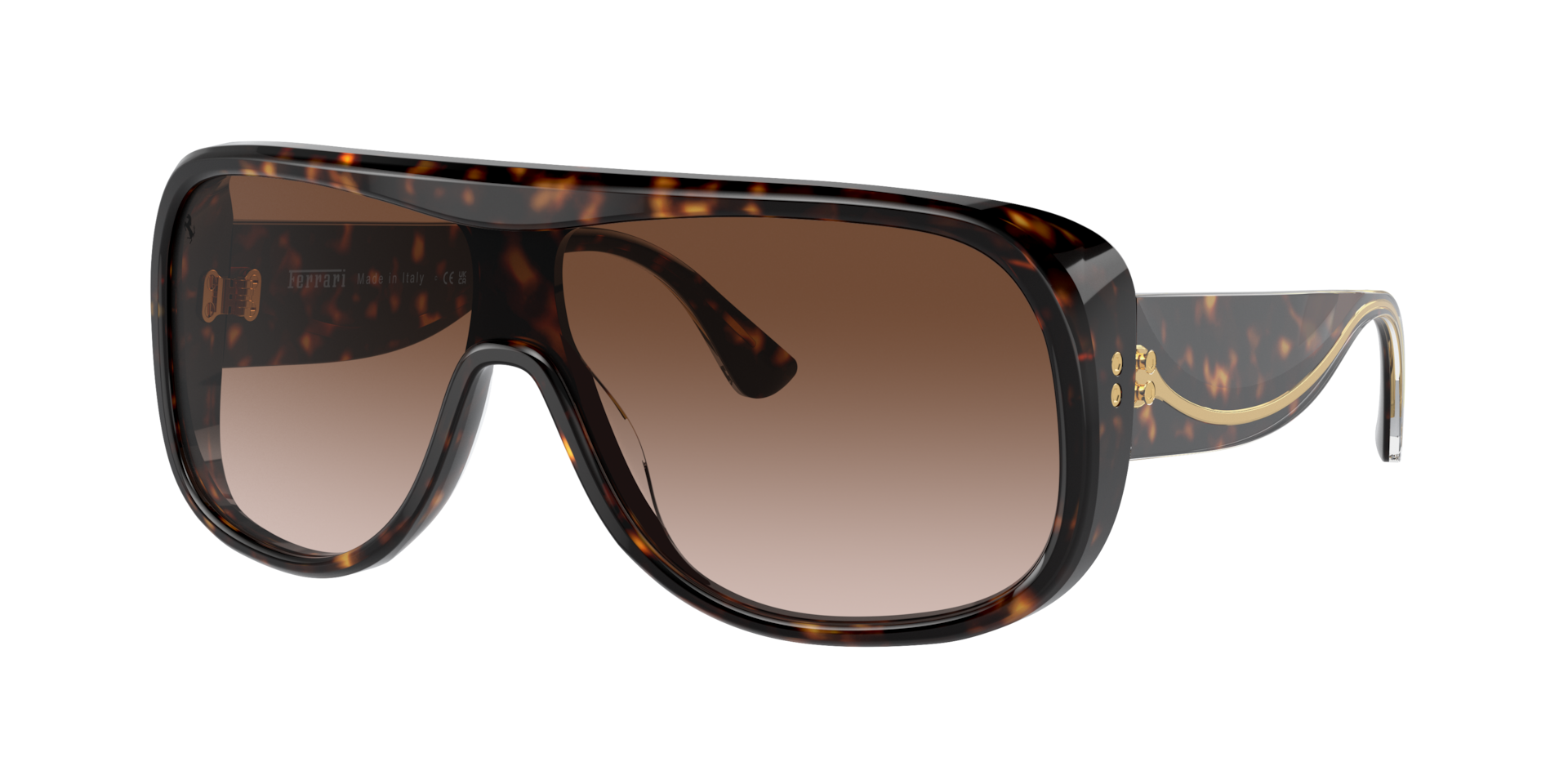 Ferrari Femme Sunglass FH2006U - Couleur du Monture Havana Couleur de Lentille Dgrad Marron 225 €