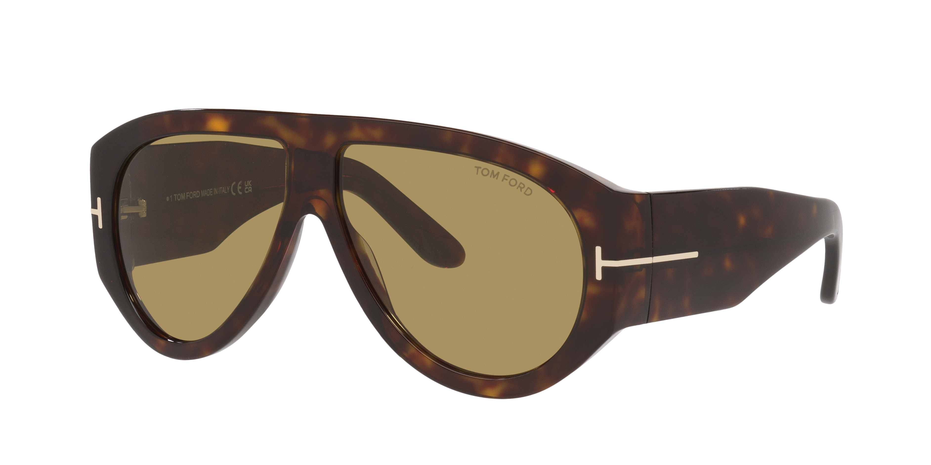 Tom Ford FT1044 XXL (60 - 12) with Green lenses and Tortoise frame
