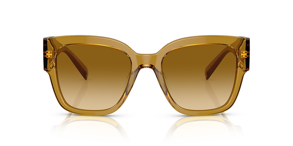 Versace VE4437U M (54 - 20) with Brown lenses and Gold frame  display picture 3