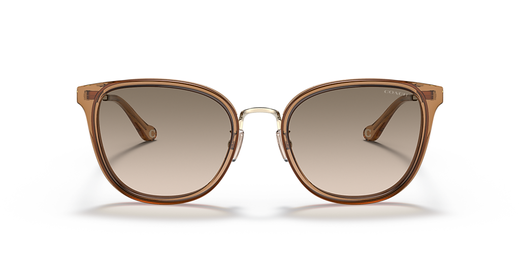 【美品】COACH コーチ サングラス HC7135 ブラウン×ゴールド Coach C7999 L (54 - 20) with Brown lenses and Gold frame