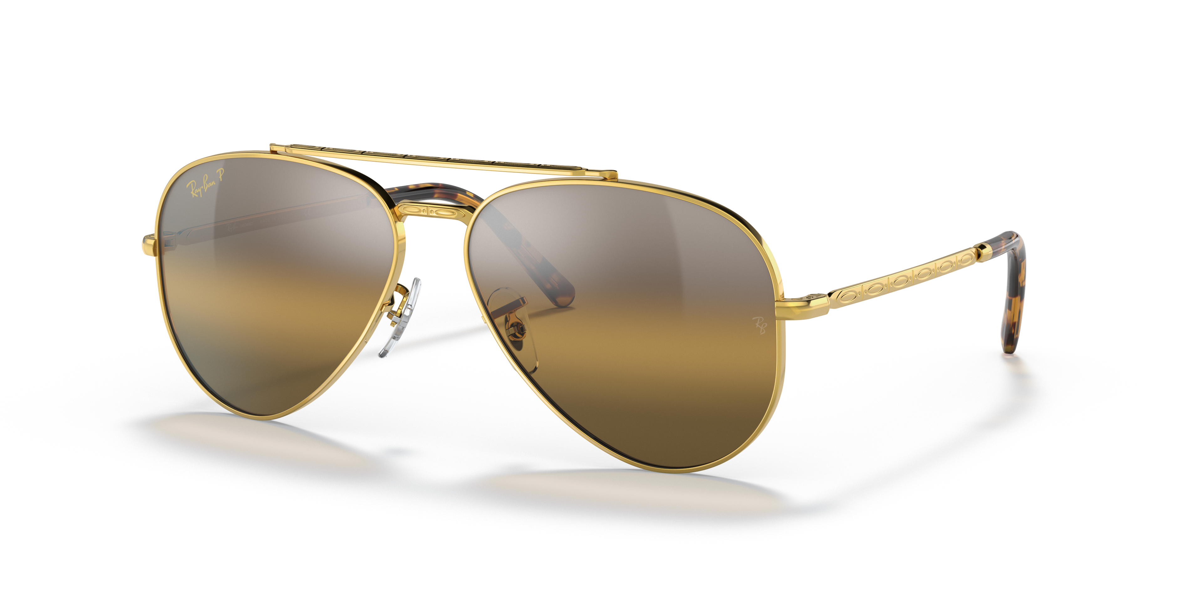 Ray-Ban New Aviator Polarized+ Lenses XXL (62 - 14) with Brown