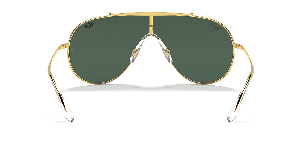 Ray-Ban Wings XL (0 - 133) with Green lenses and Gold frame