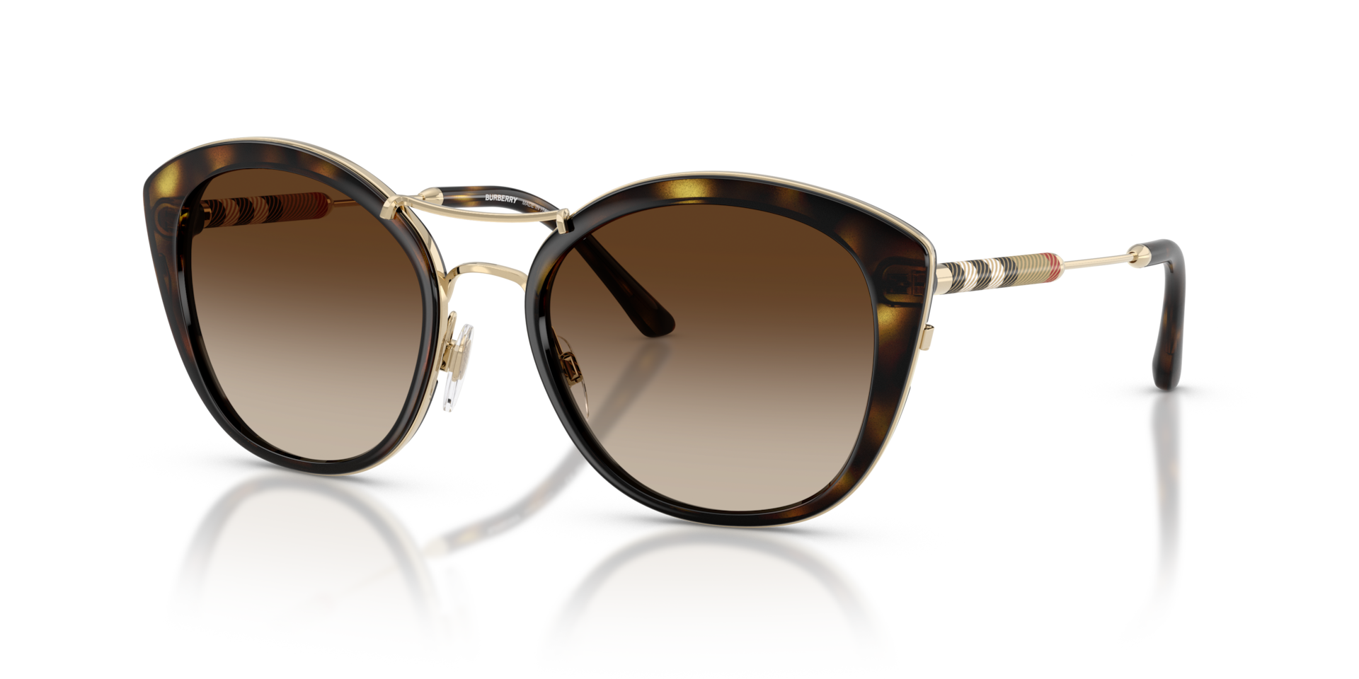 Burberry BE4251Q M (53 - 20) with Brown lenses and Brown frame