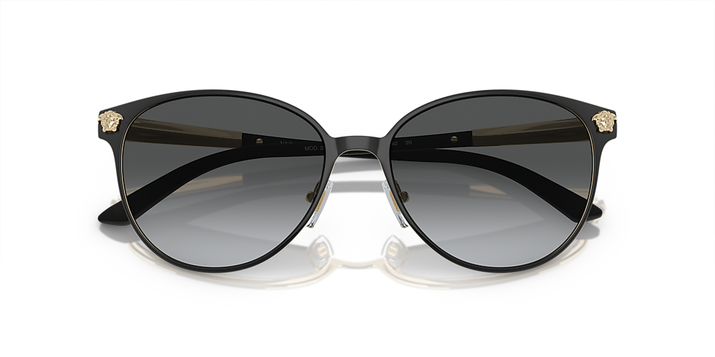 バンギラス Versace VE2168 M (57 - 16) with Grey lenses and Black frame
