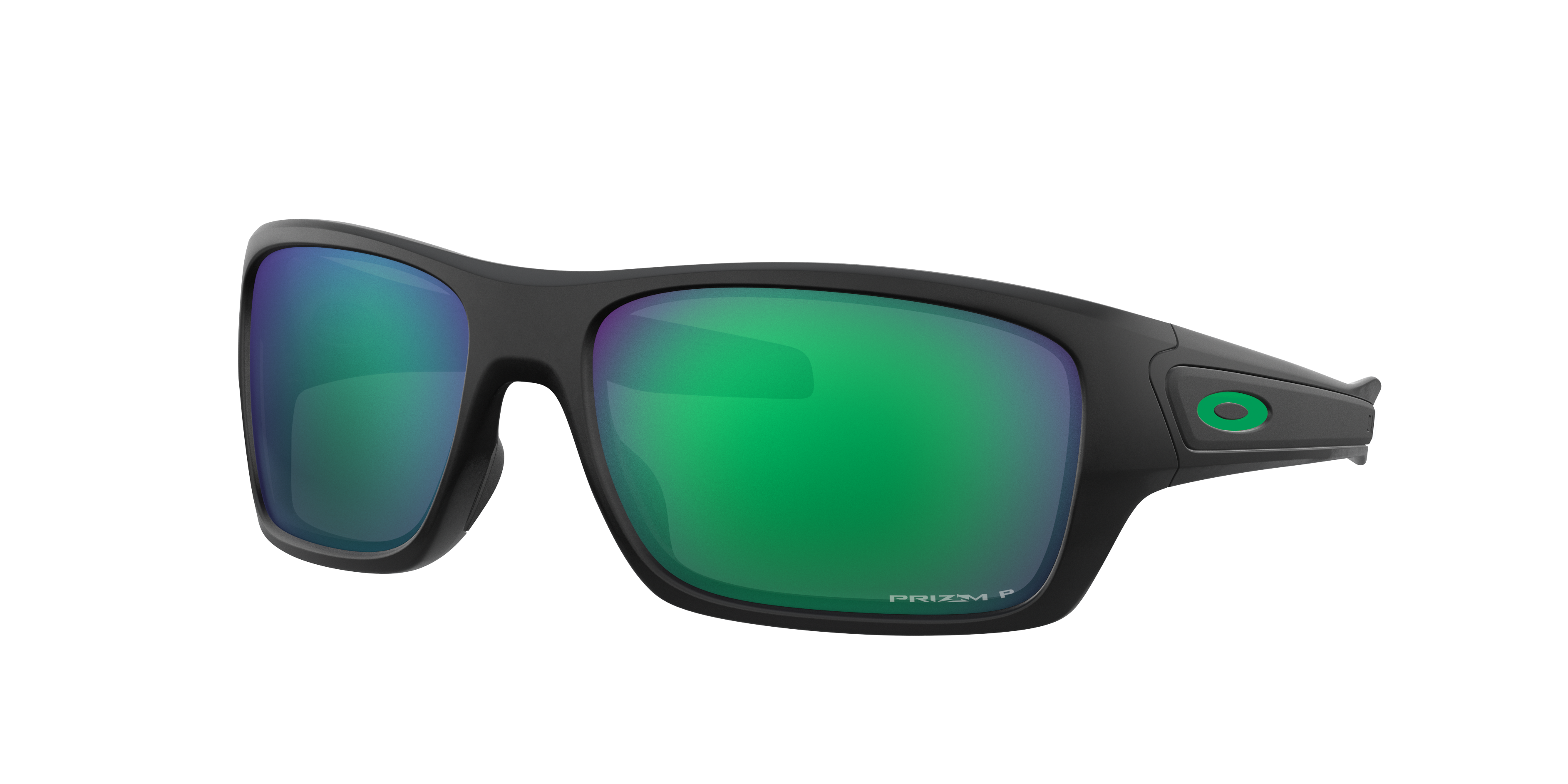 Oakley スポーツサングラス グリーン/ブラック Oakley Turbine XXL (64 - 17) with Green lenses and Black frame