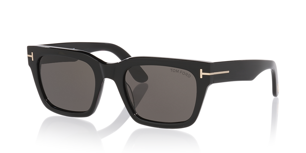 Tom Ford Andy-02 XXL (55 - 21) with Grey lenses and Black  display picture 1