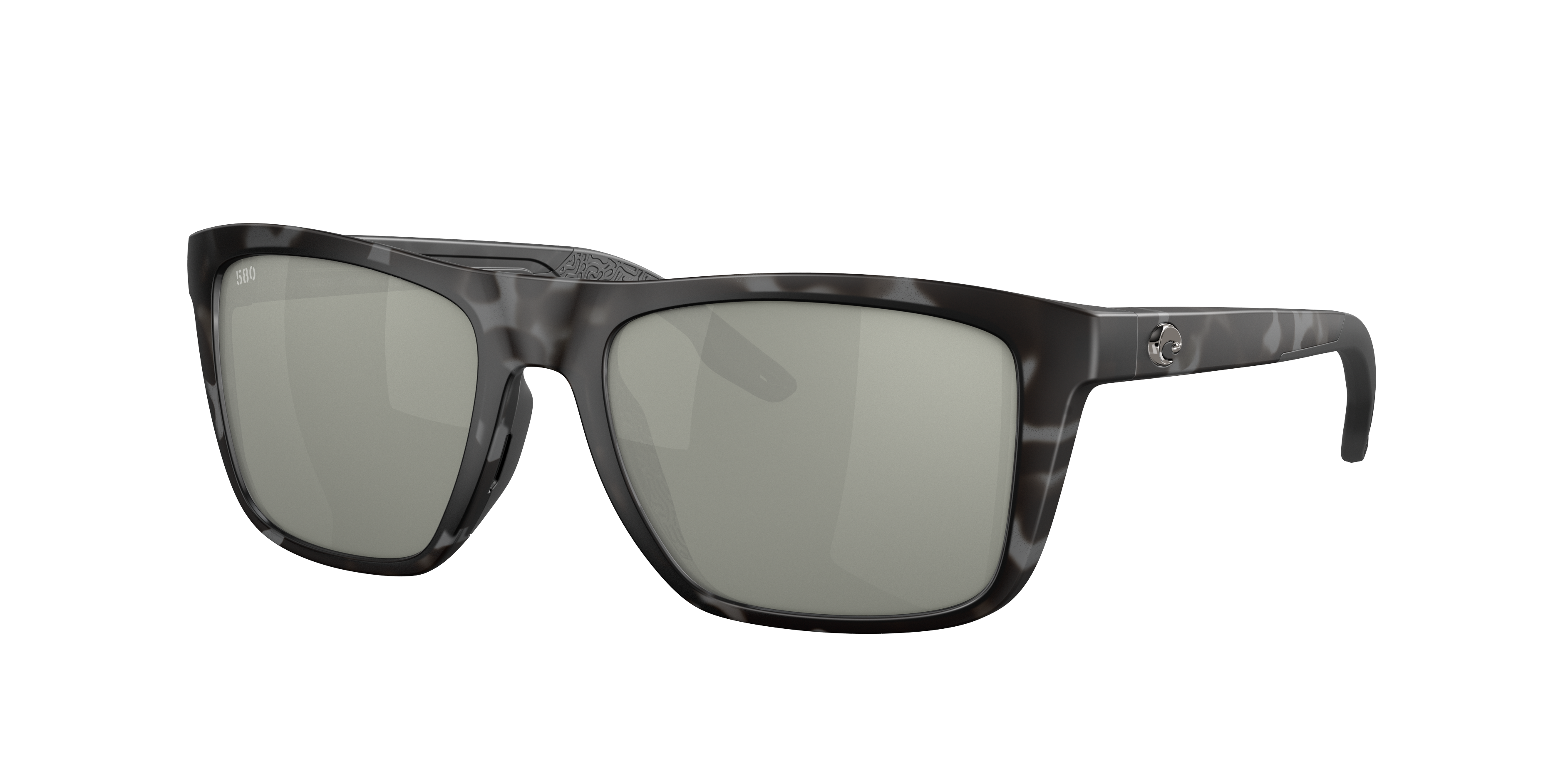 Costa Man Sunglass Mainsail -  Frame color: Tiger Shark, Lens color: Gray Silver Mirror