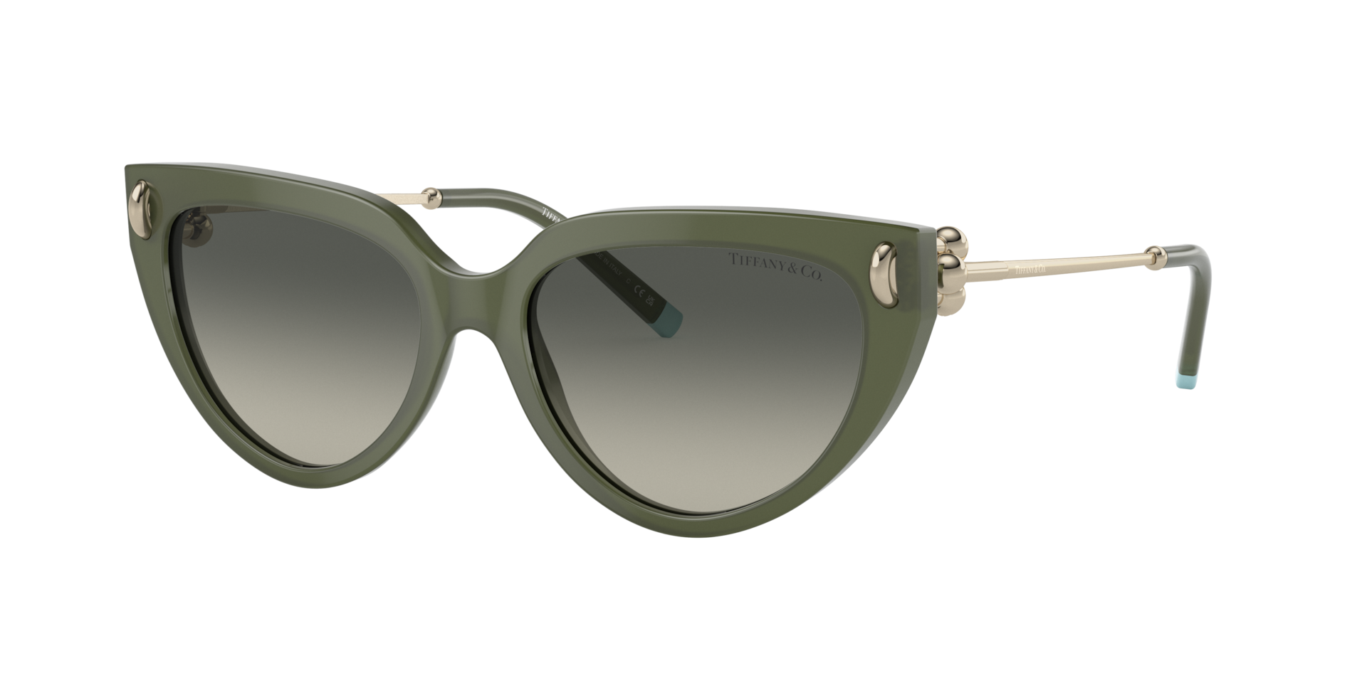 Tiffany & Co. Woman Sunglass TF4195 -  Frame color: Opal Green, Lens color: Grey Gradient