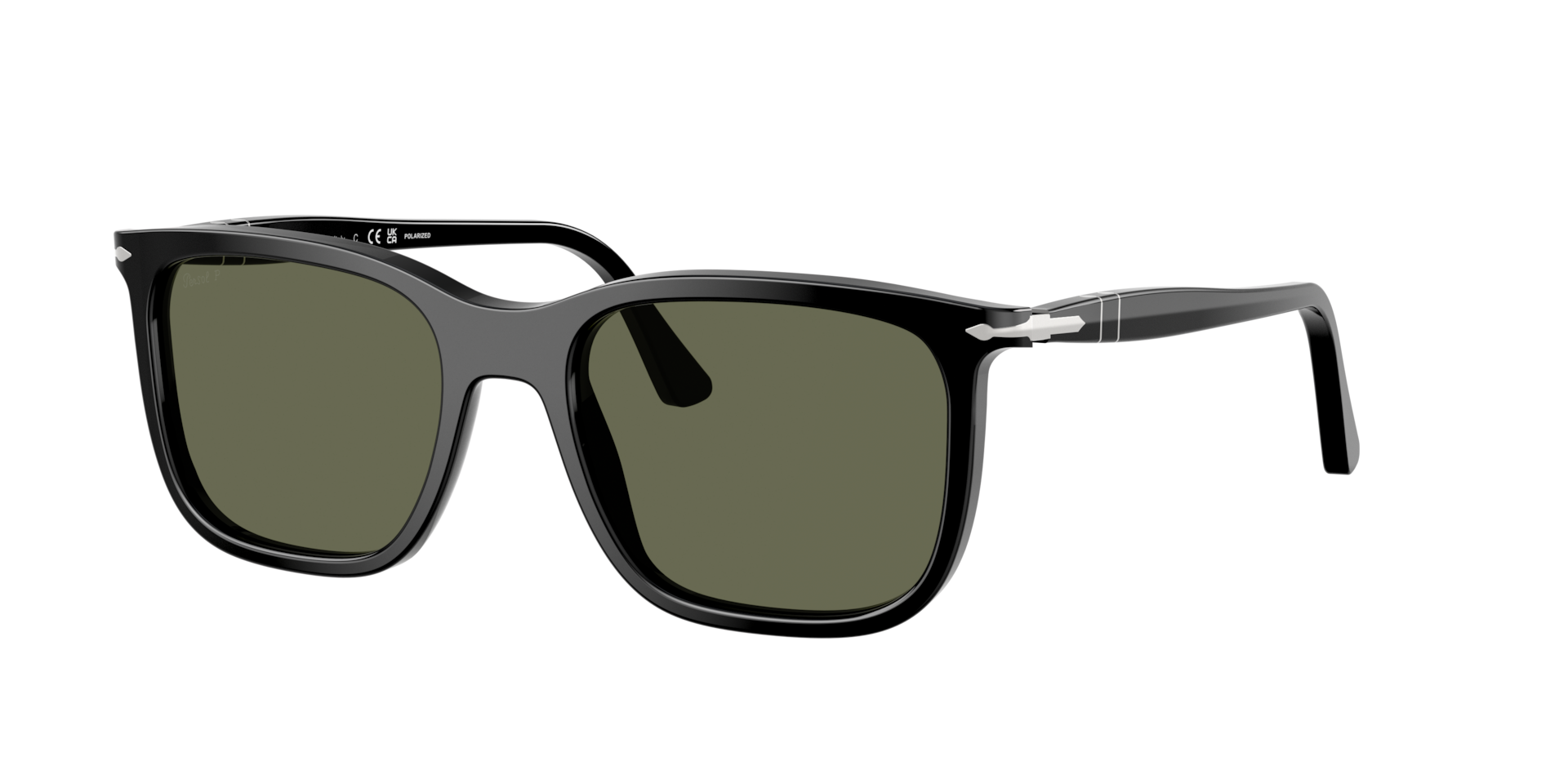 Persol PO3357S - Renzo M (53 - 19) with Green lenses and Black