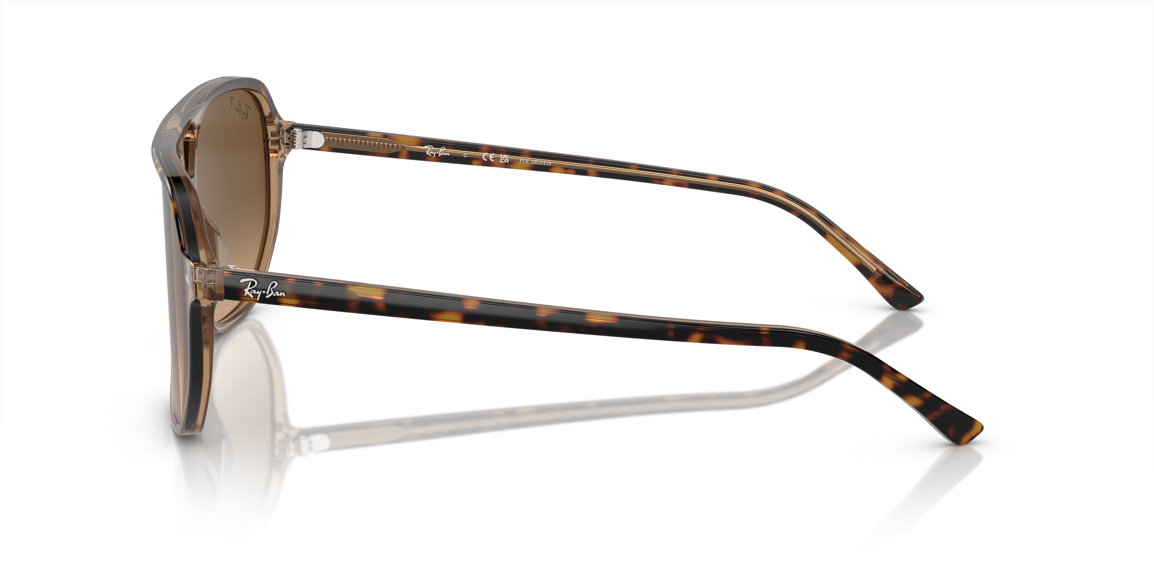 Ray-Ban Bill One XL (60 - 16) with Brown lenses and Tortoise frame