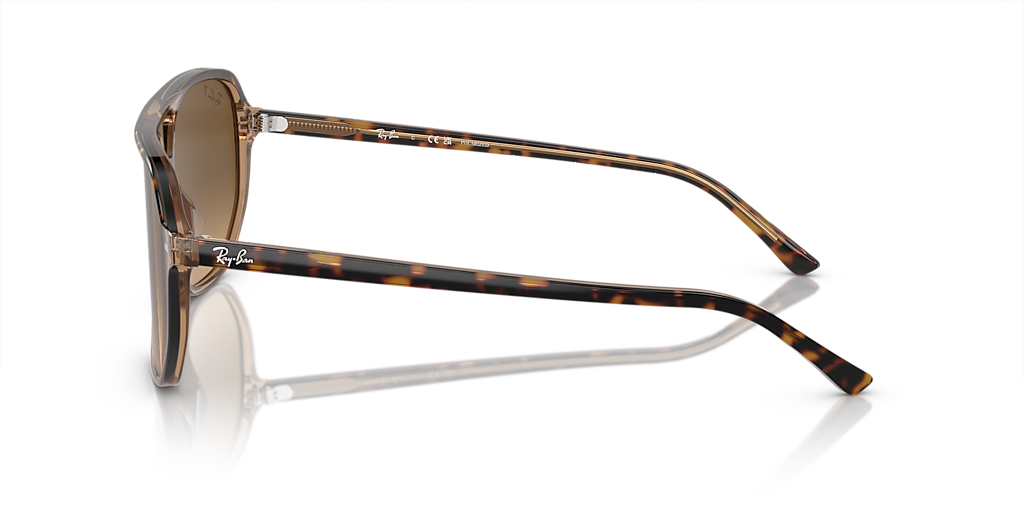 Ray-Ban Bill One XL (60 - 16) with Brown lenses and Tortoise frame
