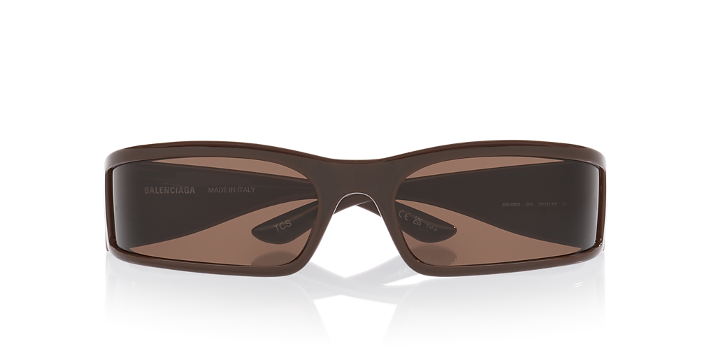 Balenciaga BB0458S XXL (73 - 173) with Brown lenses and Brown