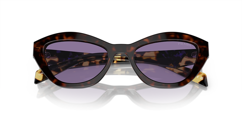Prada PR A02SF M (55 - 17) with Violet lenses and Tortoise frame