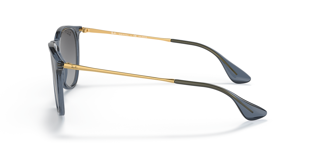Ray-Ban Erika Classic M (54 - 18) with Grey lenses and Blue frame