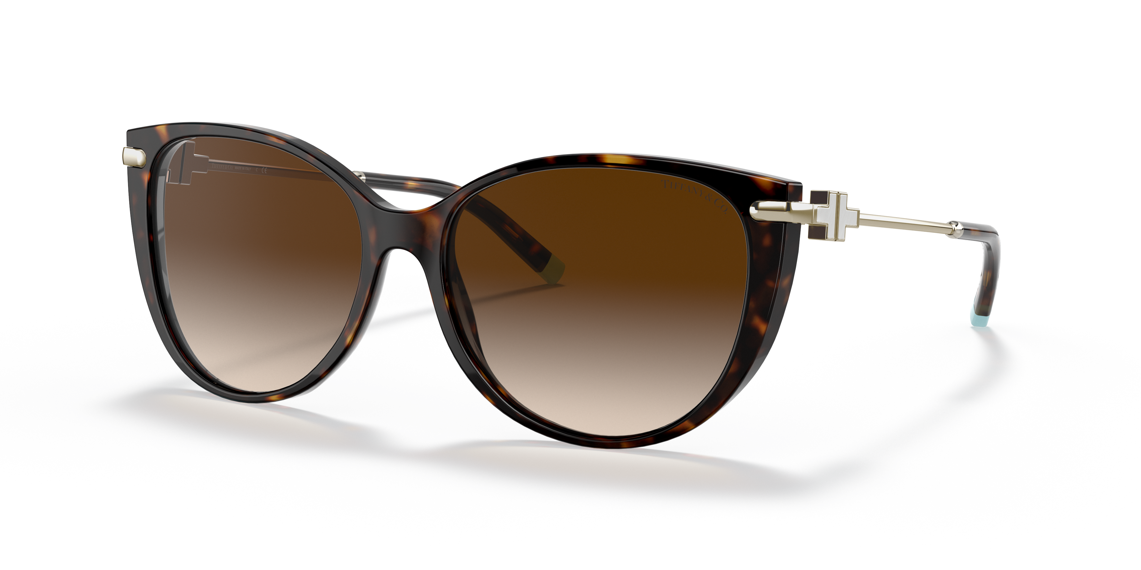 Tiffany & Co. TF4178F XL (57 - 16) with Brown lenses and Tortoise