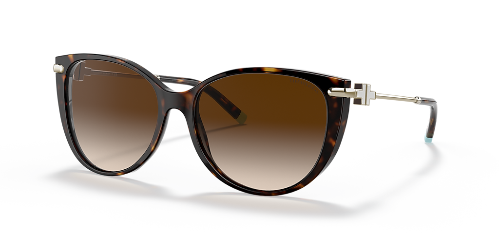 Tiffany & Co. TF4178F XL (57 - 16) with Brown lenses and Tortoise
