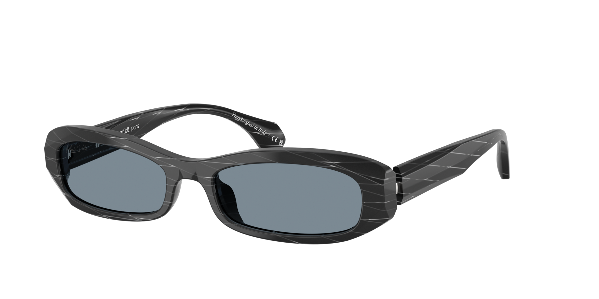 Alain Mikli Woman Sunglass A05512 -  Frame color: Black Rhombus, Lens color: Polar Blue