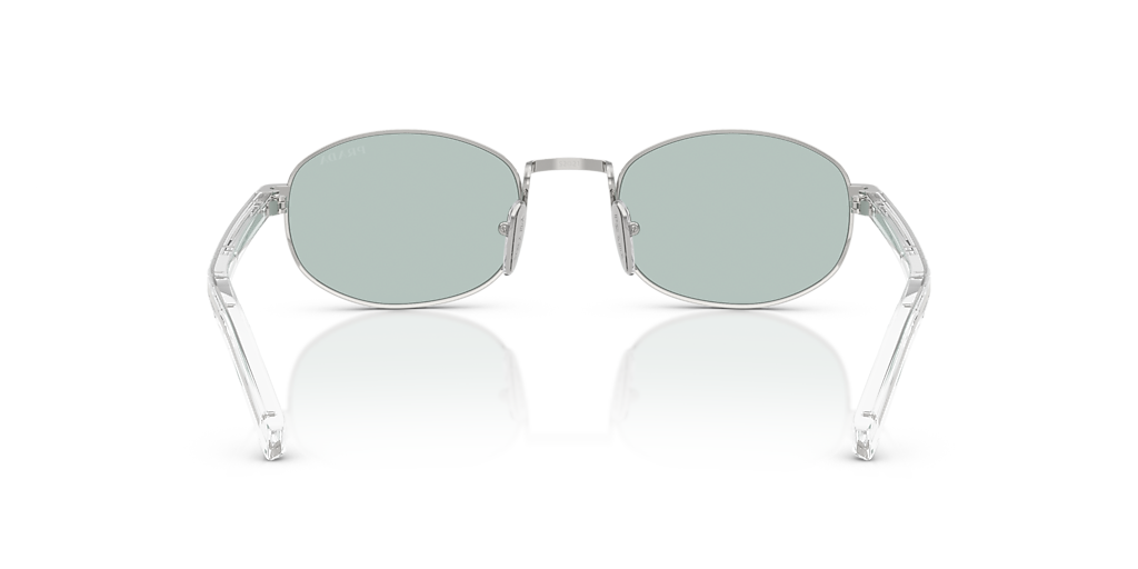 Prada PR B53S S (52 - 21) with Blue lenses and Silver frame