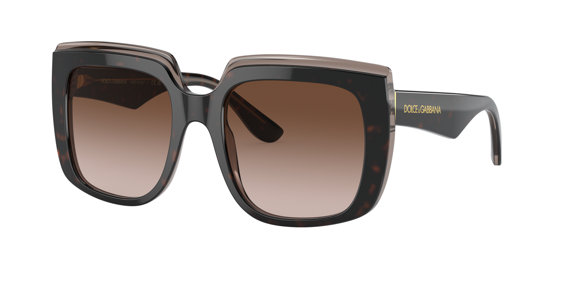Dolce&Gabbana DG4414 M (54 - 20) with Brown lenses and Tortoise