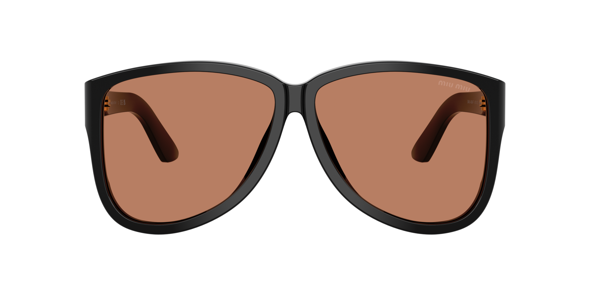 Miu Miu MU A08S M (61 - 12) with Brown lenses and Black frame