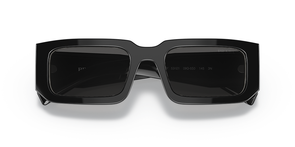 Prada PR 06YS M (53 - 21) with Grey lenses and Black frame