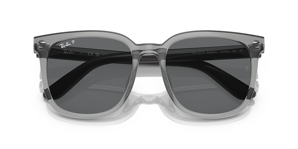 Ray-Ban RB4401D XXL (57 - 20) with Grey lenses and Grey frame