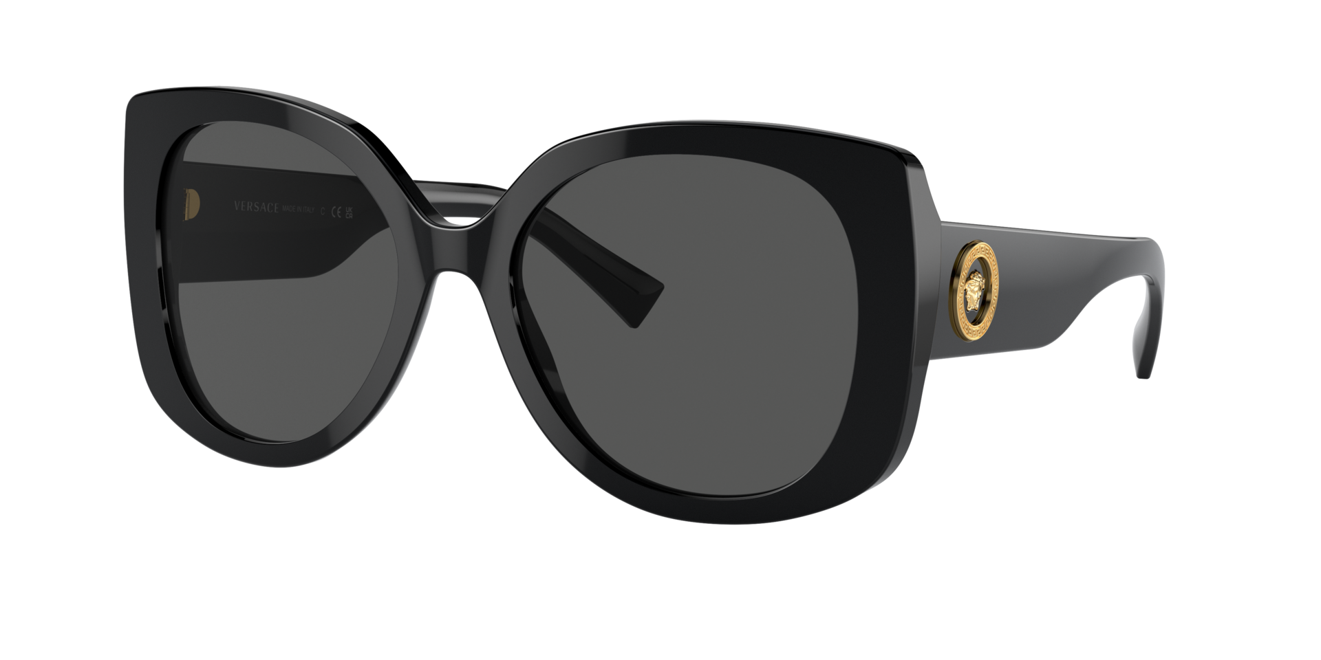 Versace VE4387 L (56 - 19) with Grey lenses and Black frame