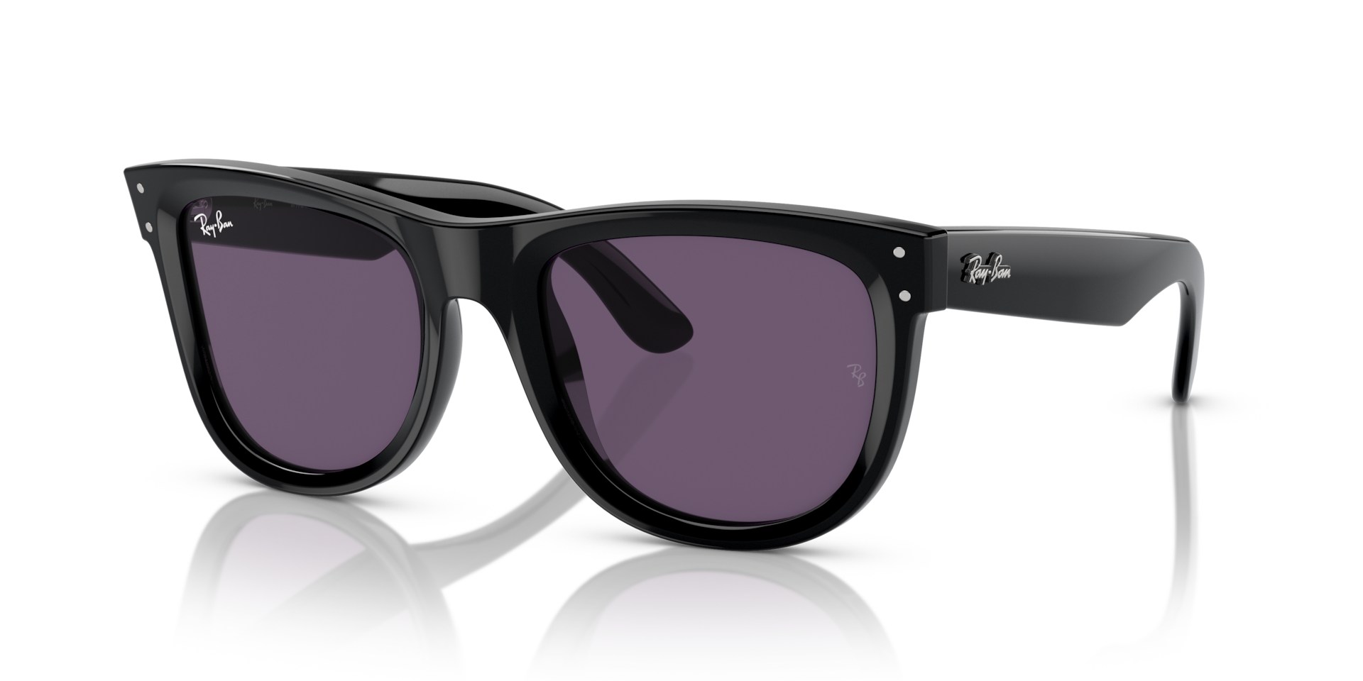 Ray-Ban Wayfarer Reverse S (50 - 22) with Violet lenses and Black