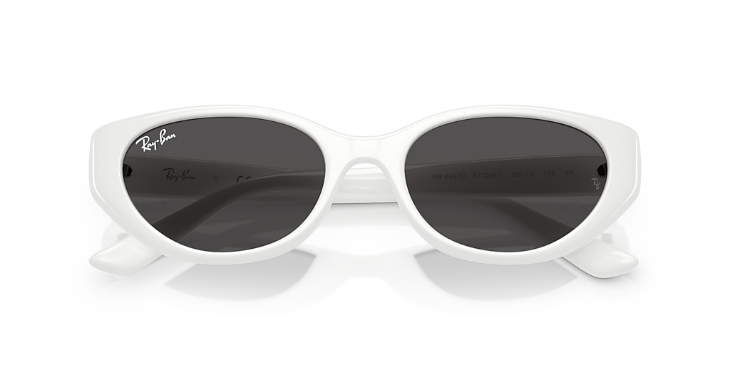 Ray-Ban RB4457D Bio-Based L (55 - 19) with Grey lenses and White