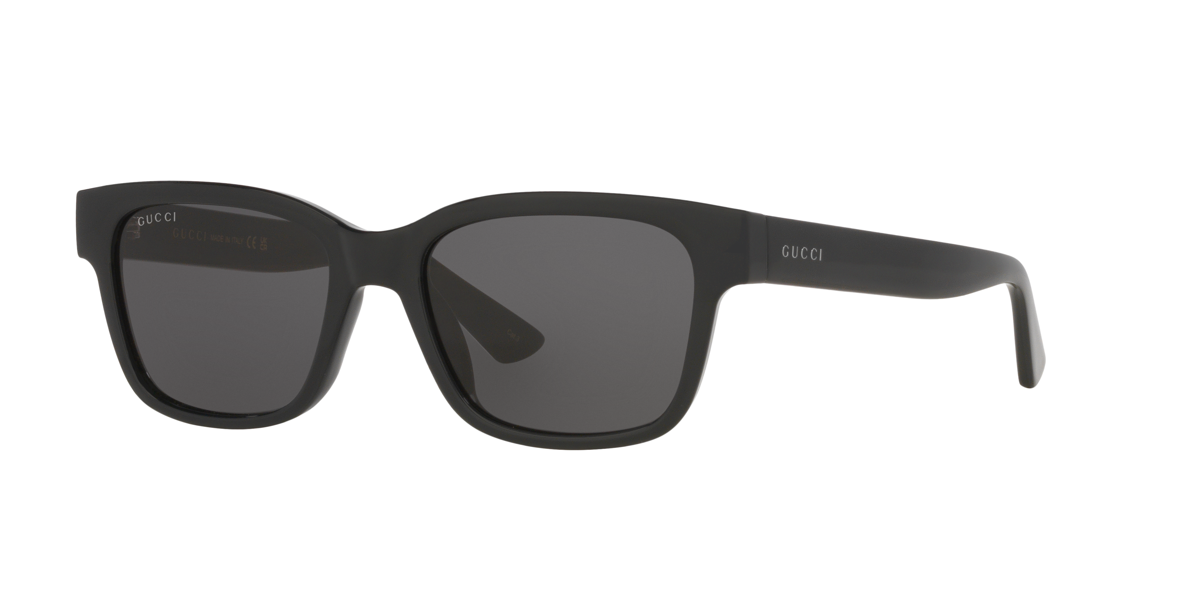 Gucci GG1716S M (54 - 18) with Grey lenses and Black frame