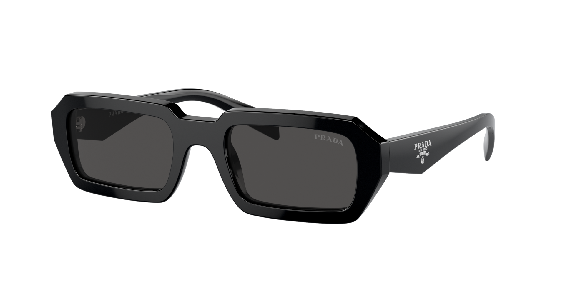 Prada Femme Sunglass PR A12S - Couleur du Monture Noir Couleur de Lentille Gris fonc 245 €