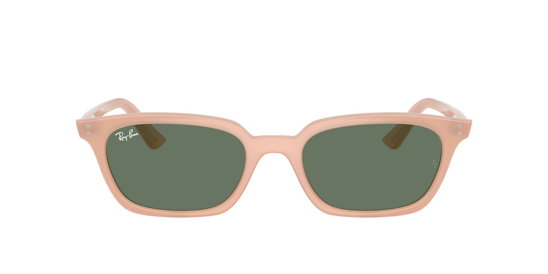 Ray-Ban Zaya Bio-Based XXS (50 - 19) with Green lenses and Pink