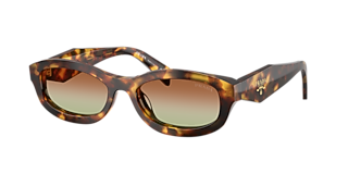 Prada PR D07S S (53 - 20) with Grey lenses and Tortoise frame