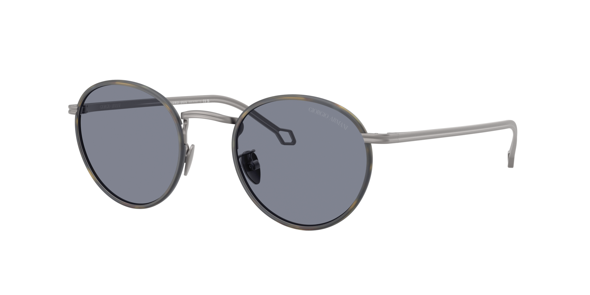 Giorgio Armani Man Sunglass AR6163J -  Frame color: Matte Gunmetal, Lens color: Blue