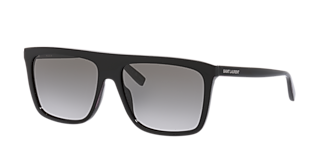 Saint Laurent SL830 L (56 - 14) with Black lenses and Gold frame