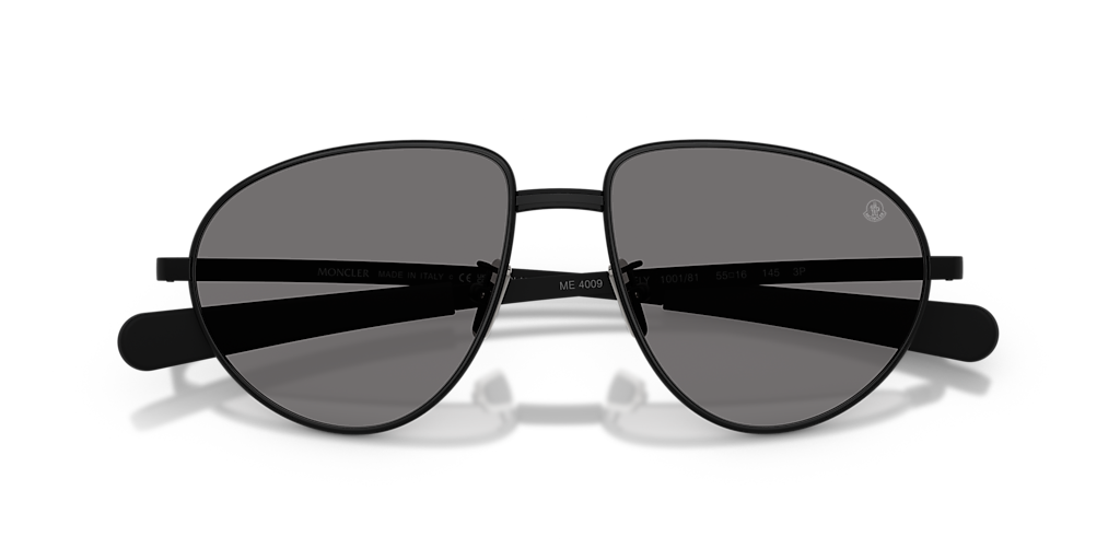 Moncler VIZLA L (55 - 16) with Grey lenses and Black frame