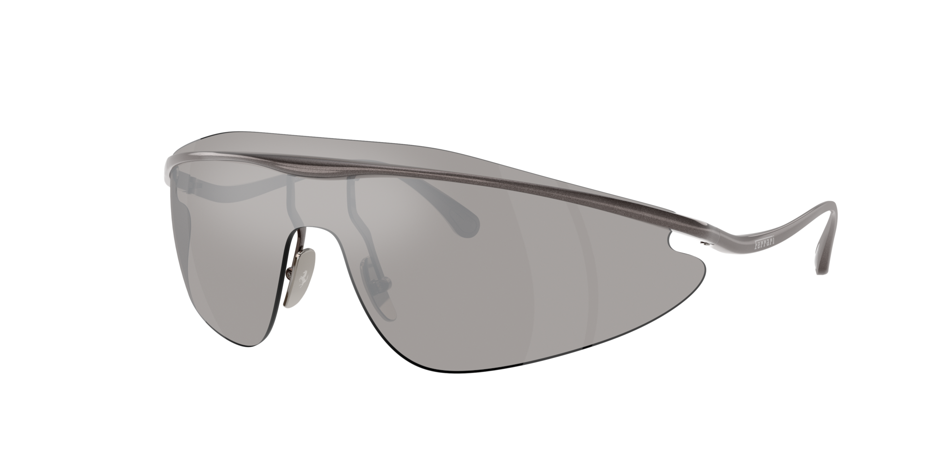 Ferrari Unisex Sunglass FH1015 - Couleur du Monture Gris mtallis Couleur de Lentille Argent effet miroir 225 €