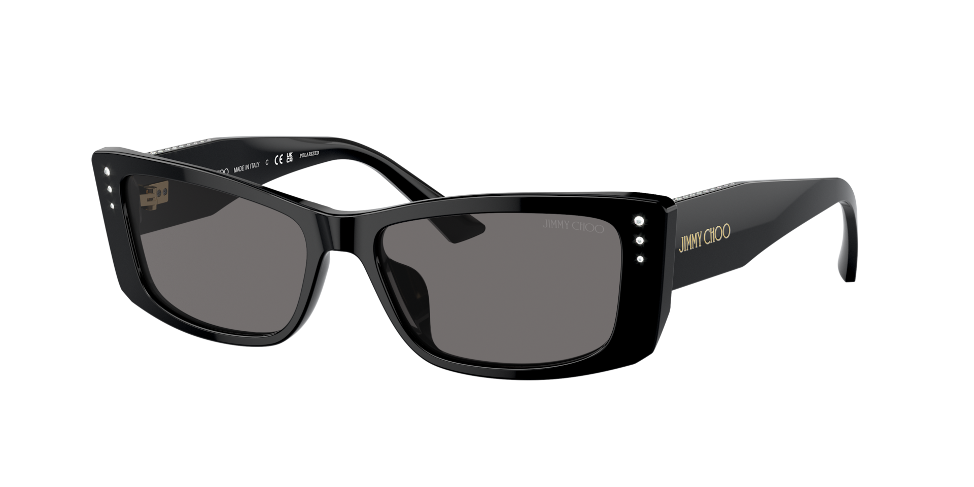 Jimmy Choo Woman Sunglass JC5002BU -  Frame color: Black, Lens color: Dark Grey Polarized