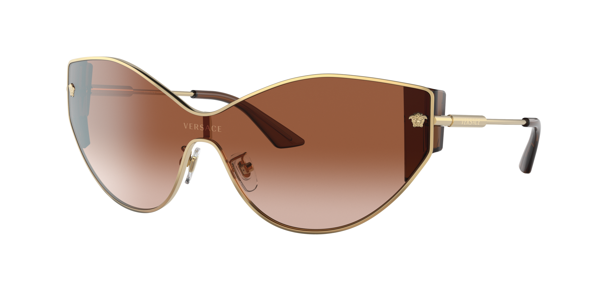 Versace Femme Sunglass VE2239 - Couleur du Monture Or Couleur de Lentille Dgrad marron 105 €