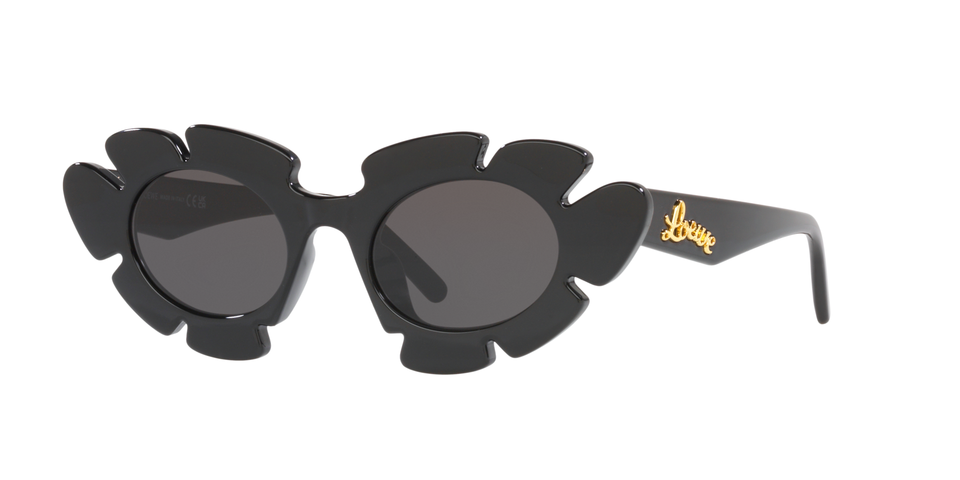 Loewe Unisex Sunglass LW40088U - Couleur du Monture Noir brillant Couleur de Lentille Gris 350 €