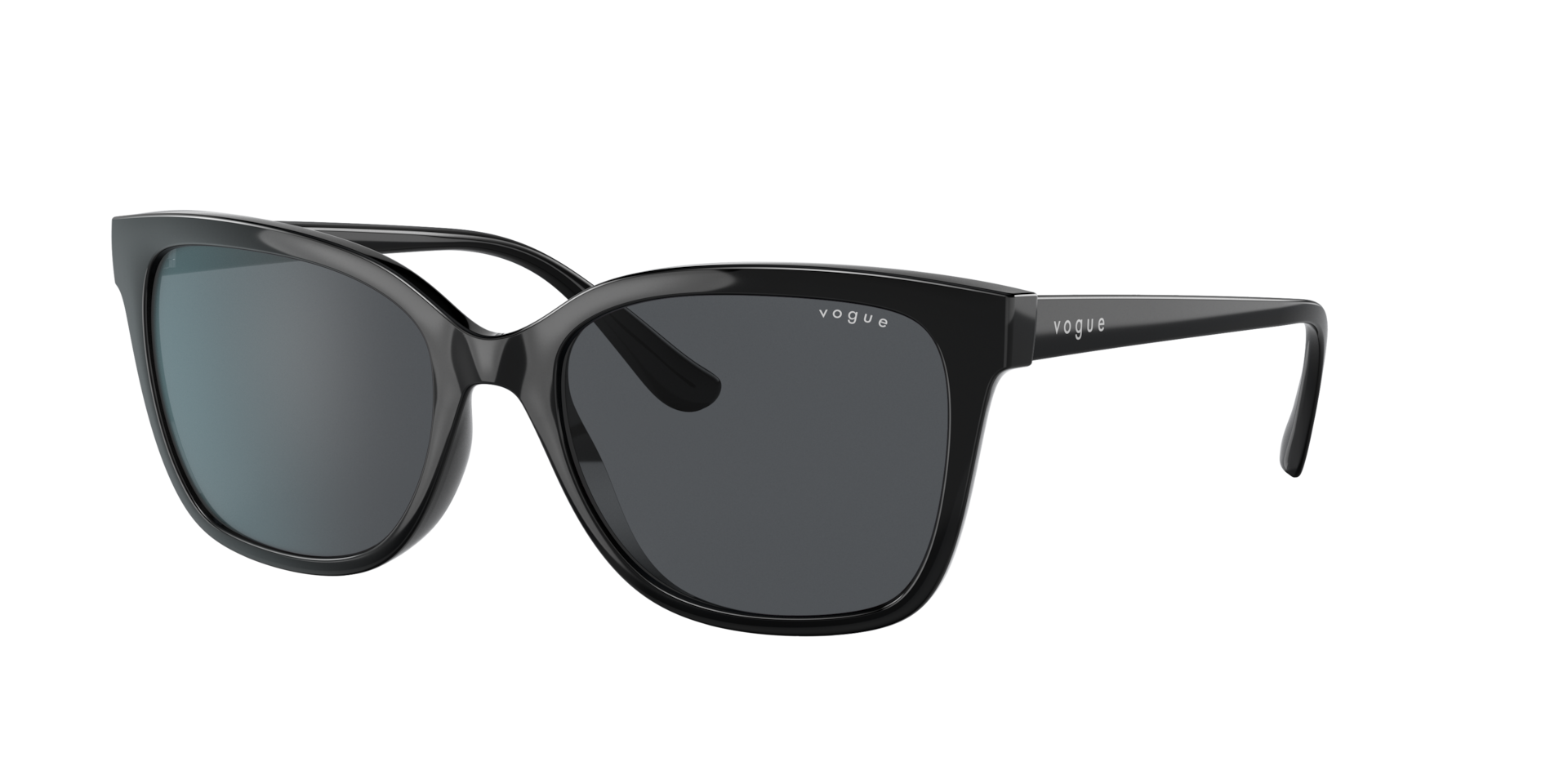 Vogue Eyewear Woman Sunglass VO5426S - Frame color: Black, Lens color: Dark Grey - Image 3