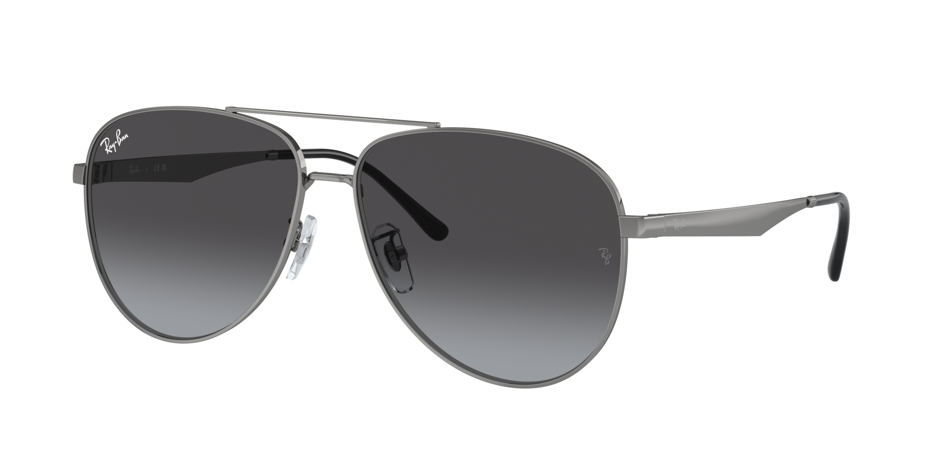 Ray-Ban Unisex Sunglass RB3712D -  Frame color: Gunmetal, Lens color: Grey