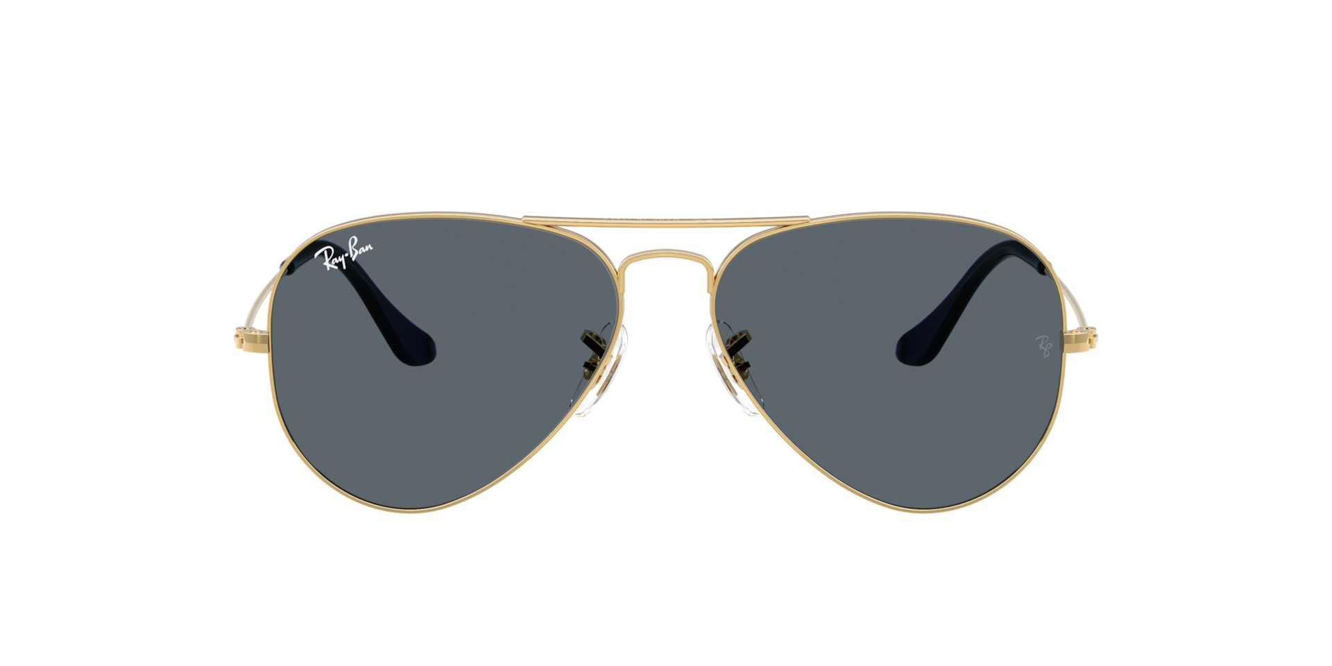 Ray-Ban シューター サングラス 58◻︎14 Ray-Ban Aviator Large Metal XL (58 - 14) with Blue lenses and Gold