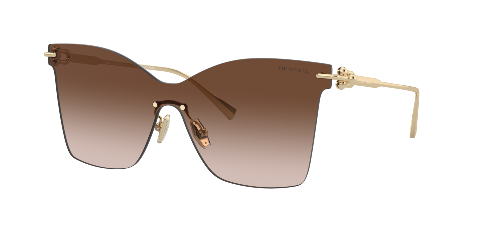 Tiffany & Co. TF3103K XXL (0 - 143) with Brown lenses and Gold