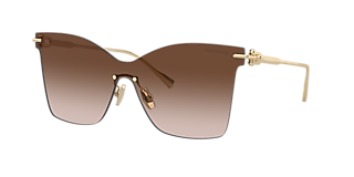 Tiffany & Co. TF3077 XL (60 - 17) with Brown lenses and Gold frame